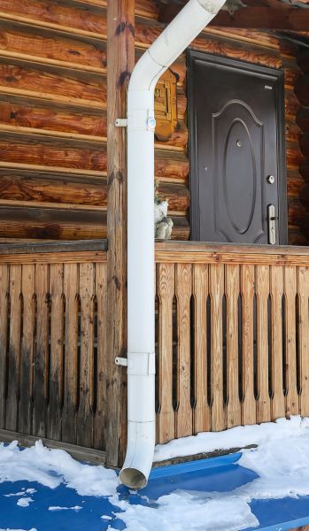 Cost of Porch Downspout Installation in Rockford